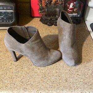 High heeled booties
